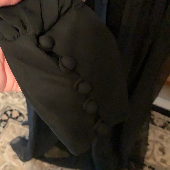 Vintage Marcel Fenez Roland Klein velvet dress - Picture 2 of 9